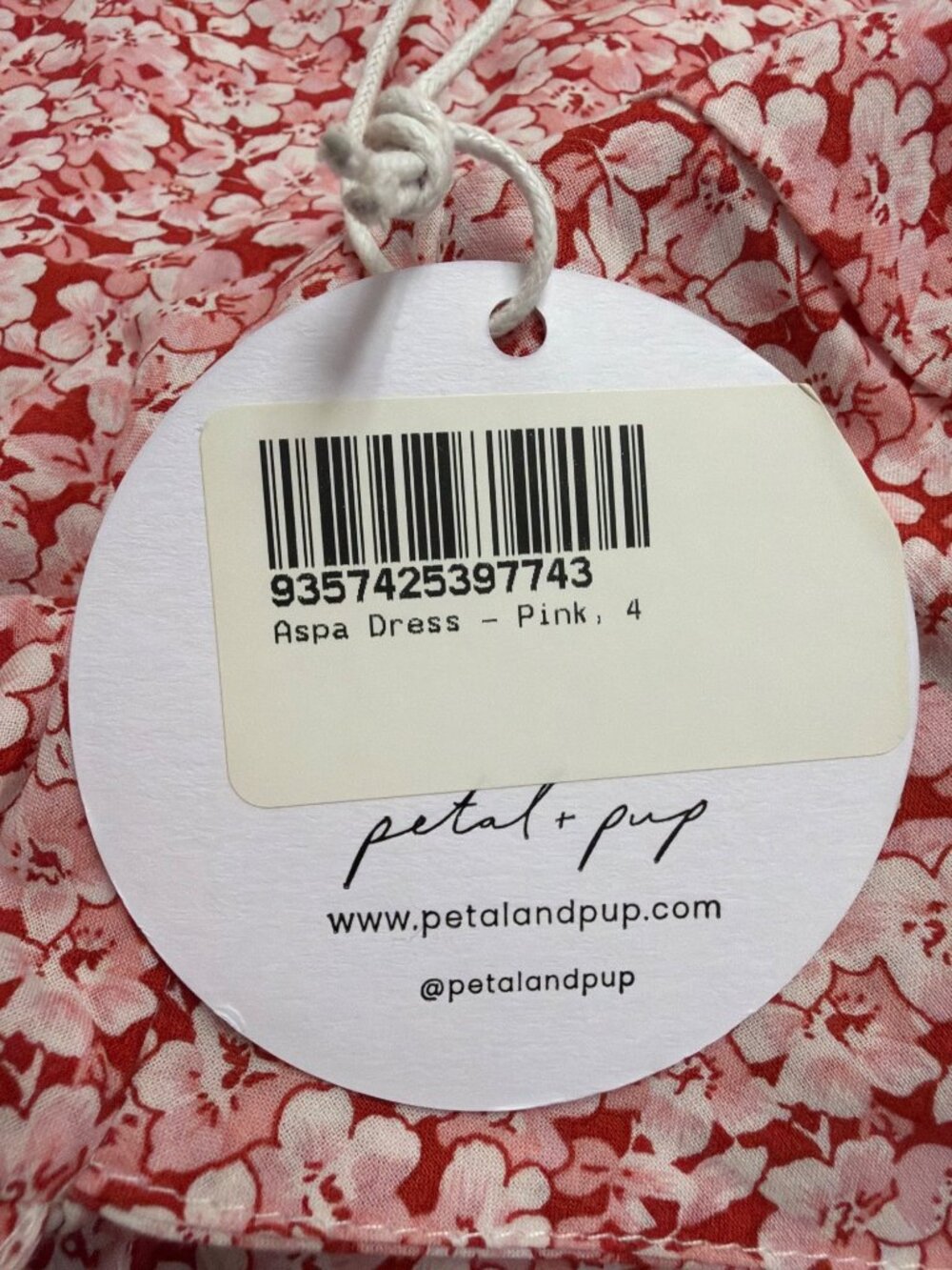 Petal + Pup Women’s Pink Floral Maxi Dress Tiered Sleeveless With Tags Size 4 - Picture 7 of 9